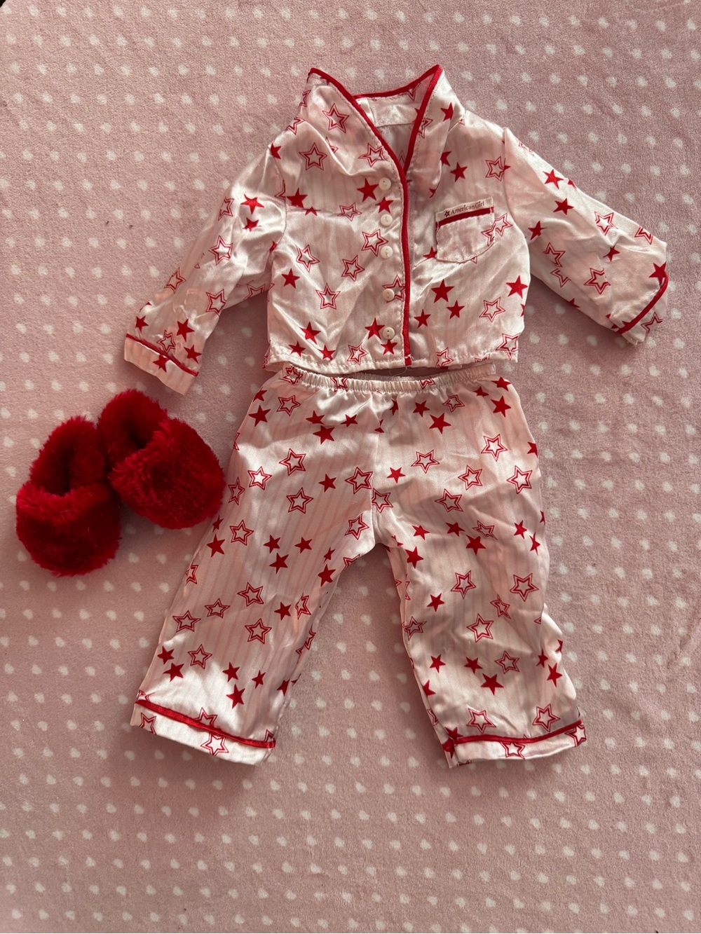 American Girl Just Like You Pj Set w Slippers